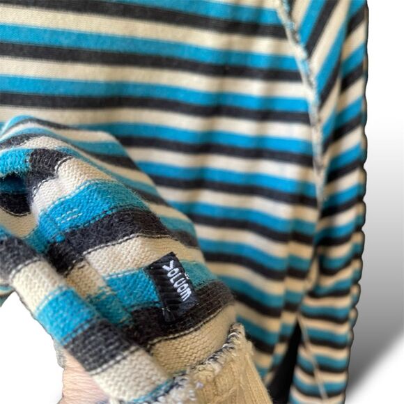 Volcom Crew Neck Sweater Multicolor Pullover Long Sleeve Casual Fall Winter - Picture 4 of 5